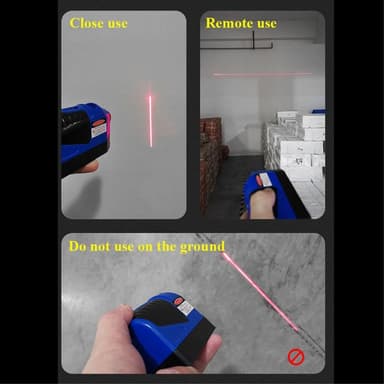 Laser vertikal vannpassmåleavstand Horisontal punktlinje