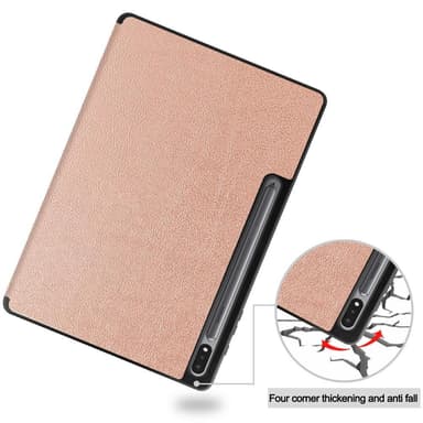 Slim Fit Dekseldeksel Til Samsung Galaxy Tab S7 Plus - RoseGold