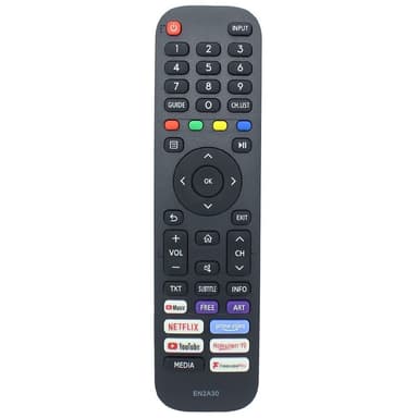 Erstatning av TV-fjernkontroll for EN2A30 for Hisense TV