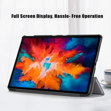Tri-fold Veske til Lenovo Tab P11 Pro TB-J706F - Grå