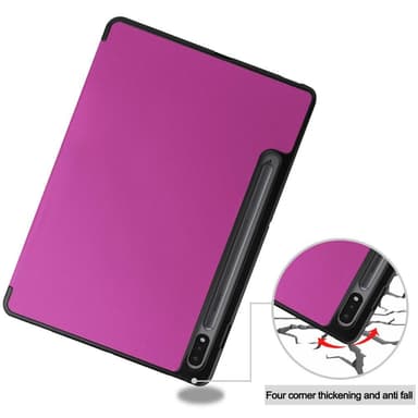 Slim Fit Dekseldeksel til Samsung Galaxy Tab S7/S8 - Lilla