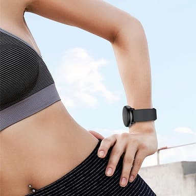Armbåndstropp til Samsung Galaxy Watch Active Active2 20MM - Svart