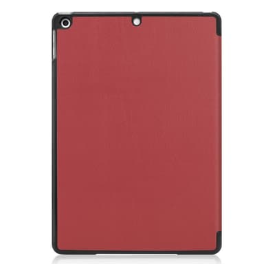 Apple iPad 10.2 2021/2020/2019 Slim Fit Trifoldbart Deksel - Vinrød
