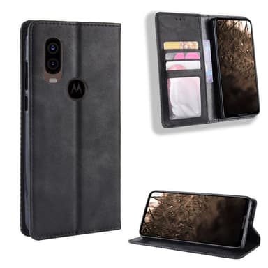 Motorola One Vision Lommebok-deksel - Svart