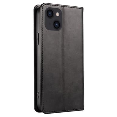 Lommebokstativ Telefondeksel til iPhone 15 Pro - Svart