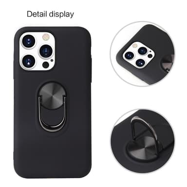iPhone 13 Pro Hybrid Deksel Med Fingerring - Rose Gull