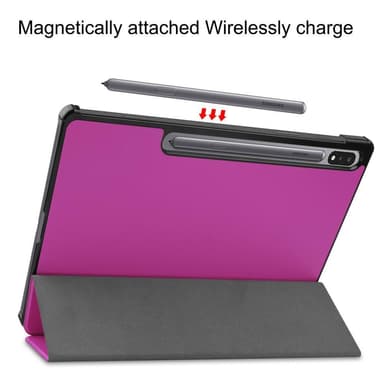 Slim Fit Dekseldeksel til Samsung Galaxy Tab S7 Plus/S8 Plus - Lilla