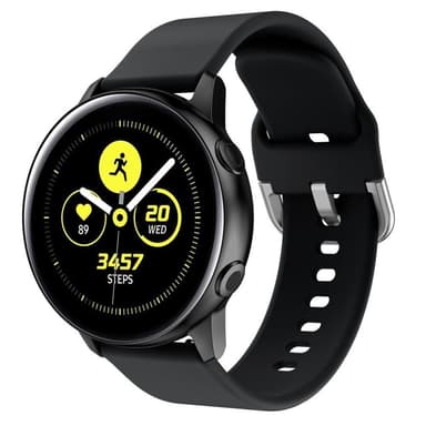 Armbåndstropp til Samsung Galaxy Watch Active Active2 20MM - Svart