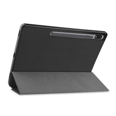 Slim Fit Dekseldeksel til Samsung Galaxy Tab S7 Plus/S8 Plus - Svart