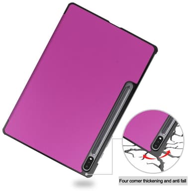 Slim Fit Dekseldeksel til Samsung Galaxy Tab S7 Plus/S8 Plus - Lilla