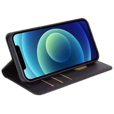 Lommebokstativ Telefondeksel til iPhone 15 Pro - Svart