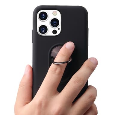 iPhone 13 Pro Hybrid Deksel Med Fingerring - Rose Gull