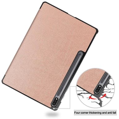 Slim Fit Dekseldeksel Til Samsung Galaxy Tab S7 Plus/S8 Plus - RoseGold