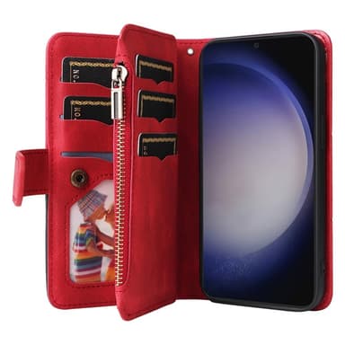 KS Lommebok-deksel til Samsung Galaxy S24 - Rød