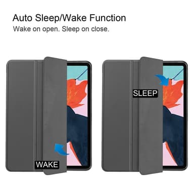 Apple iPad Air (2020) (2022) Trifoldelig Slim Fit Deksel - Grå