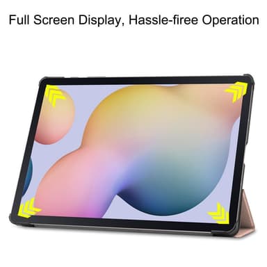 Slim Fit Dekseldeksel Til Samsung Galaxy Tab S7 Plus/S8 Plus - RoseGold