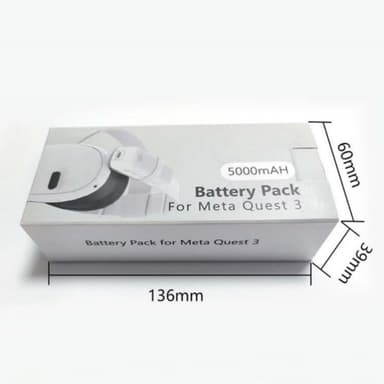 Eksternt batteri Strømbank Meta Quest 3 VR-briller 5000mAh