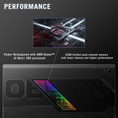 ASUS Rog Flow GZ302EA RyzenAI/32/1TB/LED 13,4" bærbar gaming-PC