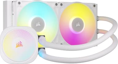 Corsair iCUE LINK TITAN 240mm RX RGB CPU vannkjøler (hvit)
