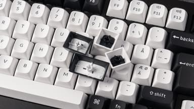 Keychron Q1 HE Carbon Black trådløst gamingtastatur