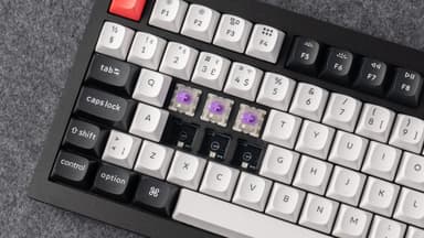 Keychron Q1 HE Carbon Black trådløst gamingtastatur