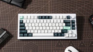 Keychron Q1 HE Shell White trådløst gamingtastatur