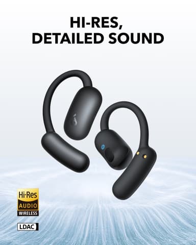 Soundcore AeroFit 2 helt trådløse in-ear hodetelefoner (sort)