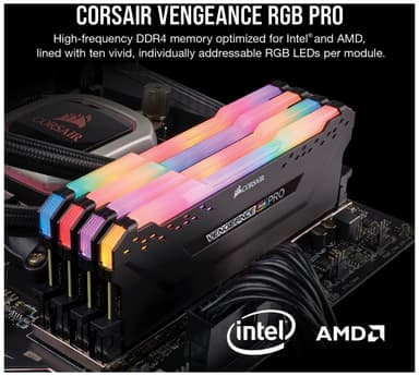 Corsair Vengeance Pro RGB DDR4 RAM 32GB 3600MT/s CL18