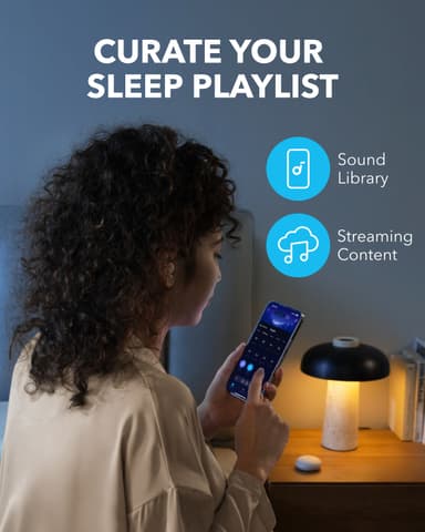 Soundcore Sleep A20 helt trådløse in-ear hodetelefoner (hvit)