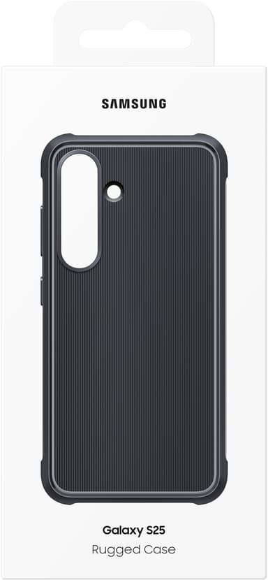 Samsung Galaxy S25 Rugged deksel (sort)