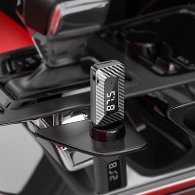 FM-sender med USB og minnekortleser for bilen