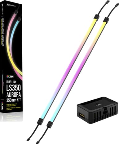 Corsair iCUE LINK LS350 Aurora RGB lysstripesett (2 stk.)