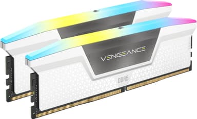 Corsair Vengeance RGB DDR5 RAM 32GB 6000Mt/s CL30 (hvit)