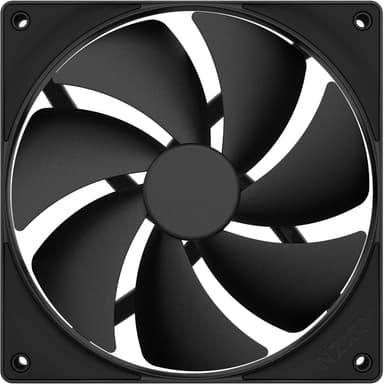 NZXT F140P V2 Static Pressure 140mm PWM vifte (sort)