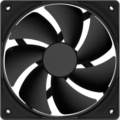 NZXT F120P V2 Static Pressure 120mm PWM vifte (sort)