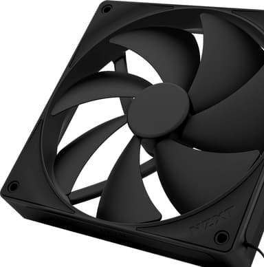 NZXT F140P V2 Static Pressure 140mm PWM vifte (sort)