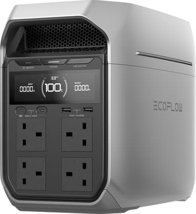 Ecolfow Delta 3 Plus strømstasjon EFDELTA3P-EU (sølv)