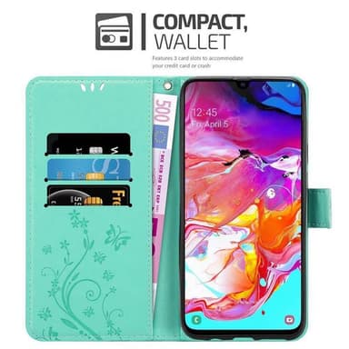 Samsung Galaxy A70 / A70s lommebokdeksel Blomster
