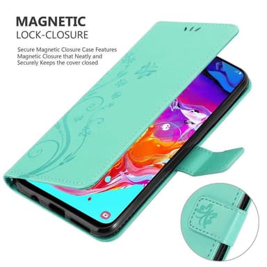 Samsung Galaxy A70 / A70s lommebokdeksel Blomster