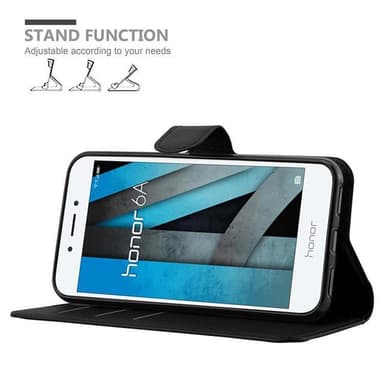 Honor 6A Deksel Etui Case (svart)