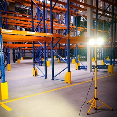 Forever Light LED-arbeidslys 2x30W 6000K med stativ