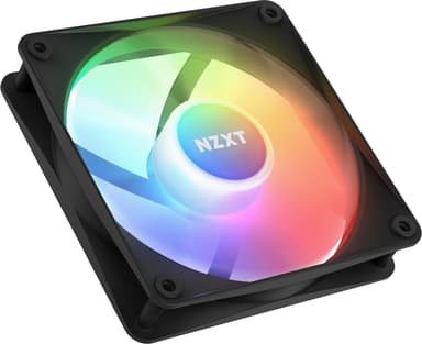 F120 RGB Core - Black - Kabinettvifte - 120mm - Svart med RGB LED-lys - 34 dBA