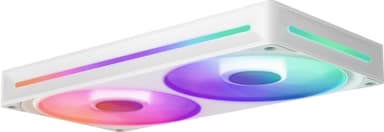 NZXT F240 RGB Core 240mm Unibody-vifte (hvit)