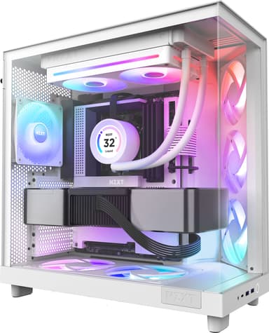 NZXT F240 RGB Core 240mm Unibody-vifte (hvit)