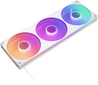 NZXT F360 RGB Core 360mm Unibody-vifte (hvit)