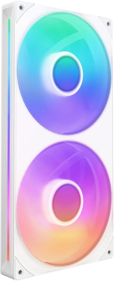 NZXT F280 RGB Core 280mm Unibody-vifte (hvit)