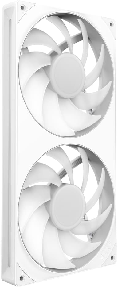 NZXT F280 RGB Core 280mm Unibody-vifte (hvit)