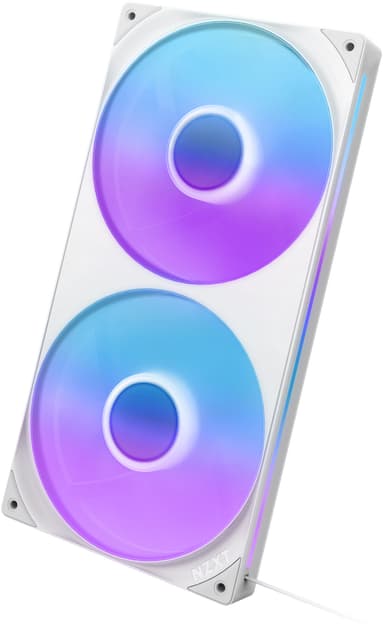 NZXT F360 RGB Core 360mm Unibody-vifte (hvit)
