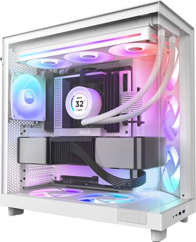 NZXT F360 RGB Core 360mm Unibody-vifte (hvit)