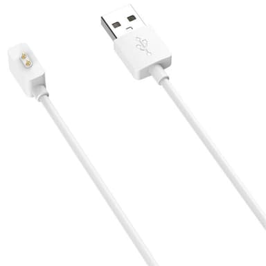 Magnetisk ladekabel for Xiaomi Smart Band 9 Pro / 9 Active - Hvit